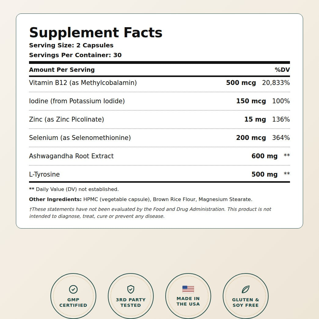 Supplement Facts panel